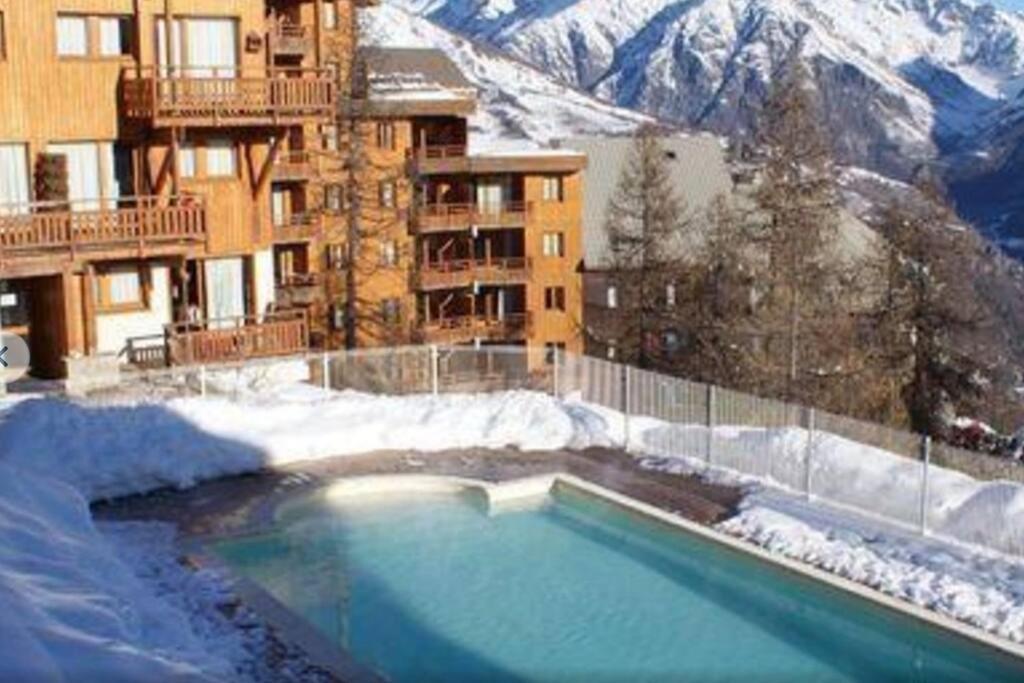 Chalet 4 Pers. Piscine Et Literie Toute Neuve. Puy-Saint-Vincent Kültér fotó
