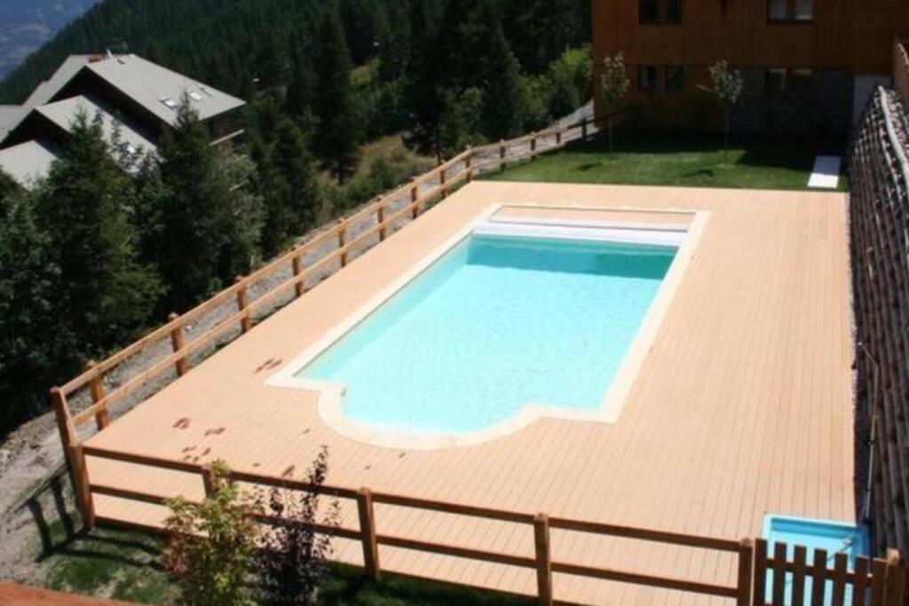 Chalet 4 Pers. Piscine Et Literie Toute Neuve. Puy-Saint-Vincent Kültér fotó