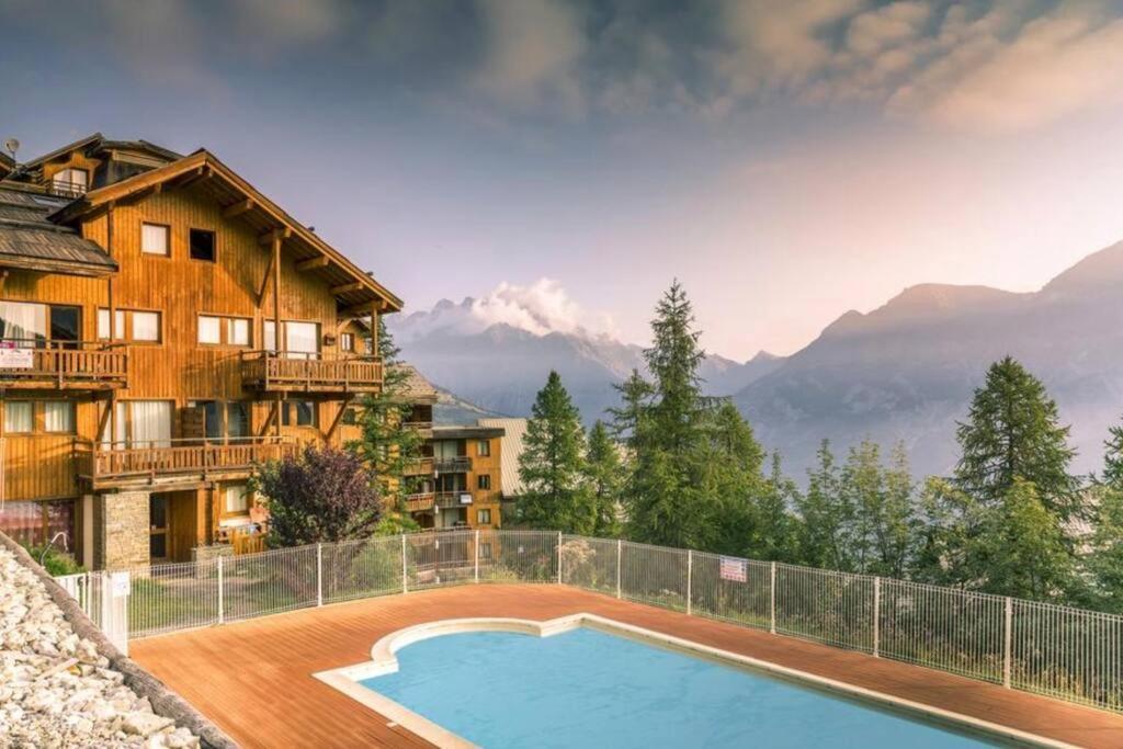 Chalet 4 Pers. Piscine Et Literie Toute Neuve. Puy-Saint-Vincent Kültér fotó